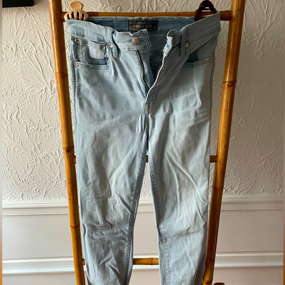 High rise J. Crew Point Sur toothpick Jeans